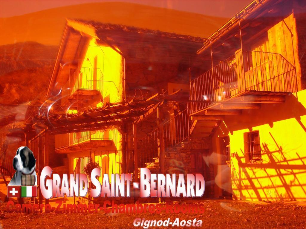 Affittacamere Grand Saint Bernard Gignod Exterior foto